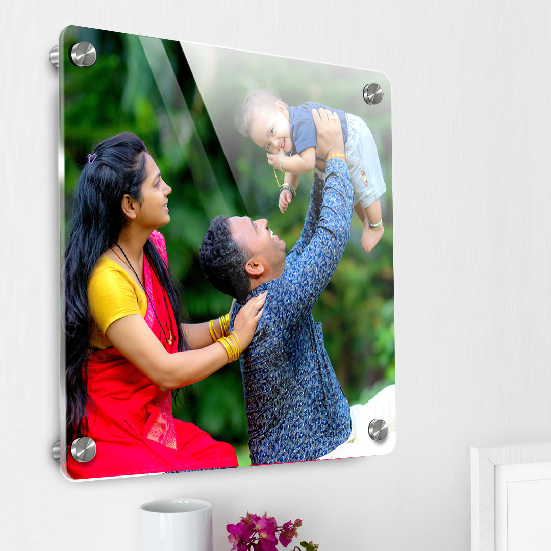 Premium Customized Acrylic Photo Frame | Personalized Frameless Wall Mount & Tabletop Prints