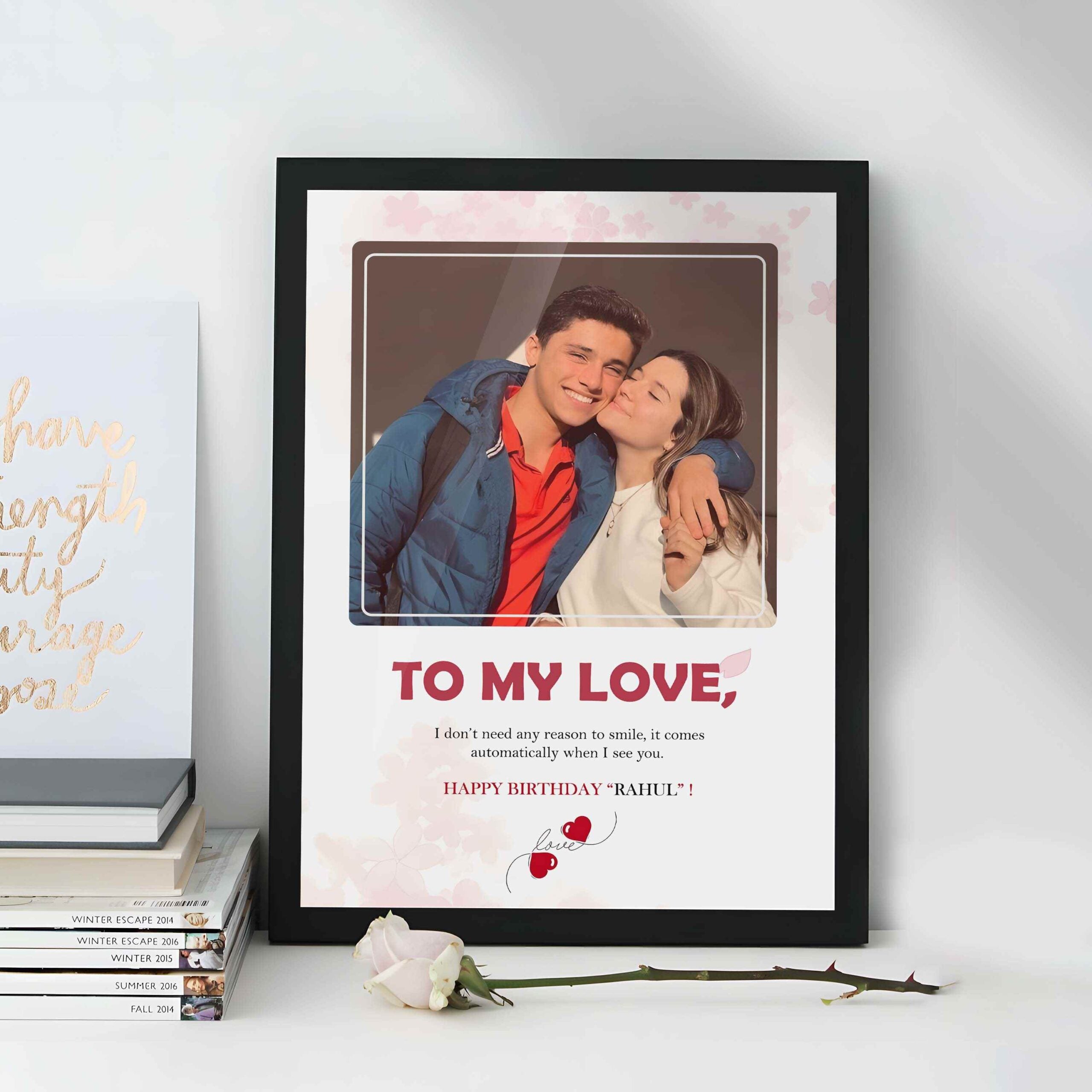 Premium Customized Photo Frame | Personalized Wall & Table Border Frames (All Sizes)