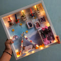 Premium Customized 3D Shadow Box Photo Frame | Personalized Deep Layer Border Frame (6x8, 12x8, 12x18)