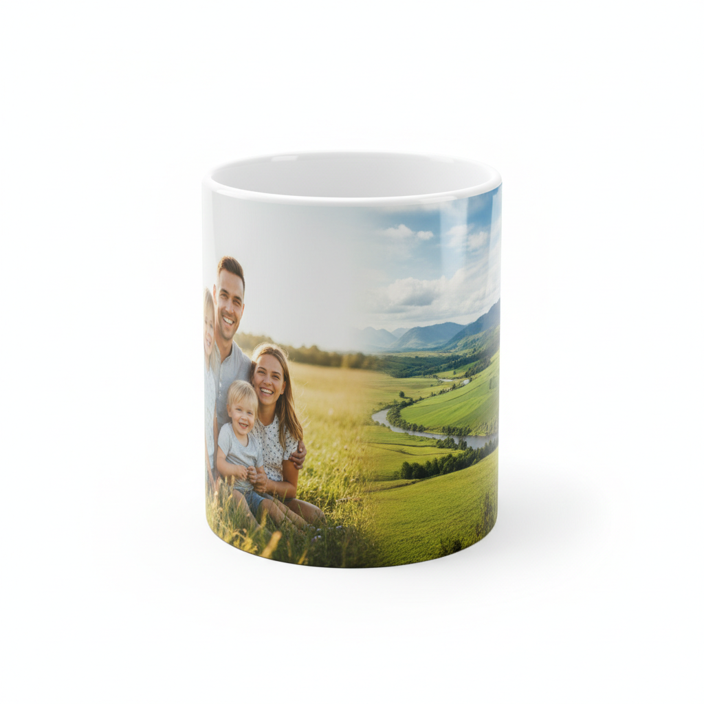 Premium Custom Photo Printed Mug | Personalized Ceramic Coffee & Tea Mug