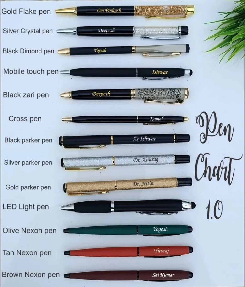 Premium Customized Engraved Name Pen | Personalized Luxury Writing Pen