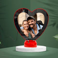 Premium Customized Red Magic Mirror (Big Size) | Personalized Large LED Photo Frame & Crimson Vanity Mirror