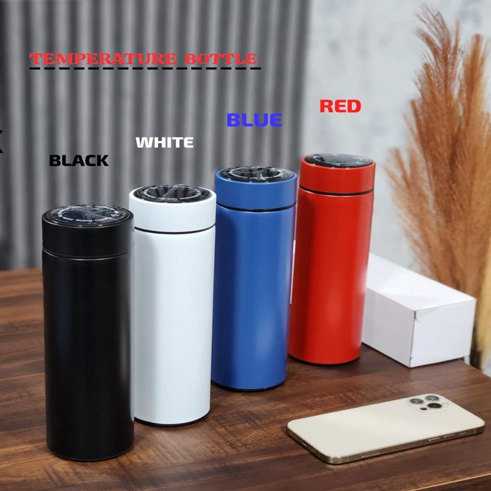 Premium Customized Smart LED Temperature Bottle | Personalized Laser Engraved Insulated Flask (500ml)